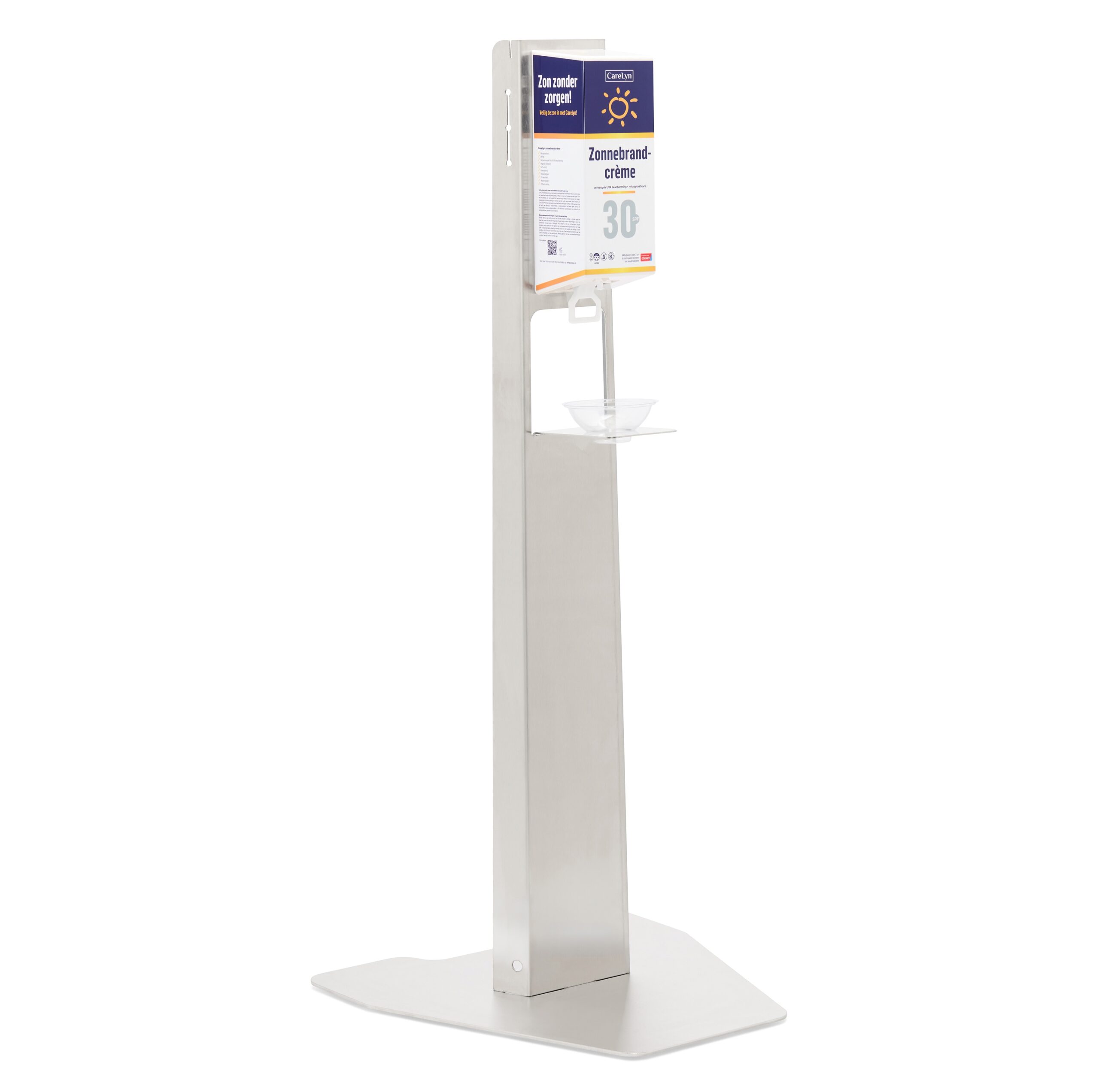 RVS Zuil voor CareLyn Dispenser