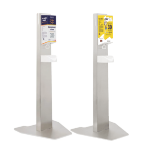 RVS Zuil voor CareLyn Dispenser